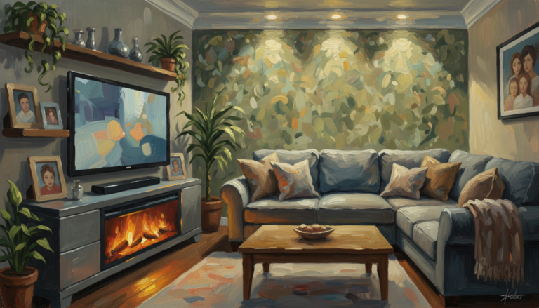 are electric fireplace tv stands safe