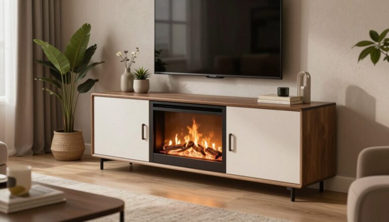 are fireplace tv stands cheesy