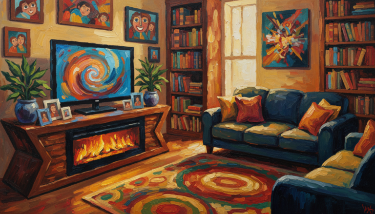 are fireplace tv stands safe