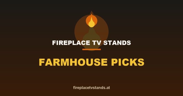 The Best Farmhouse Fireplace TV Stands With Barn Doors
