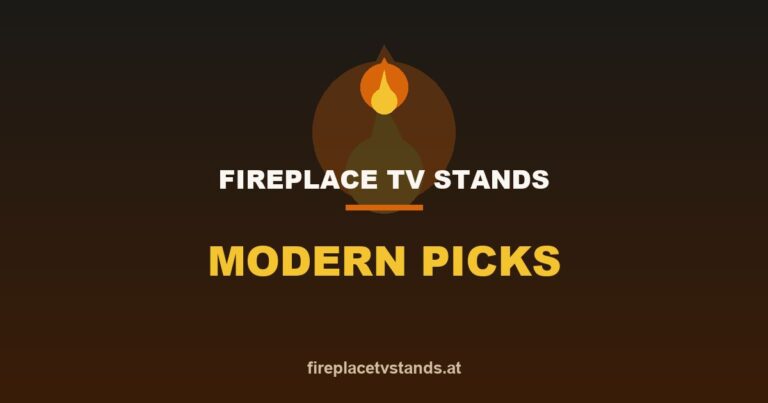 The Best Modern & White Electric Fireplace TV Stands