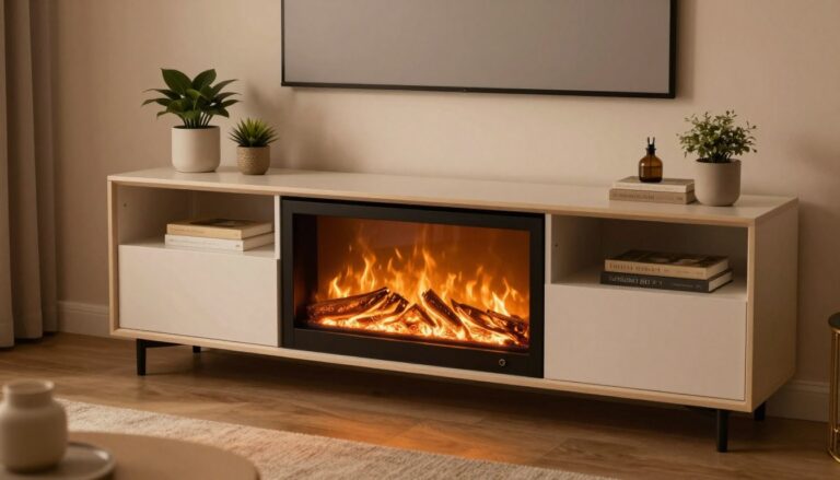 can i put a fireplace insert in my tv stand