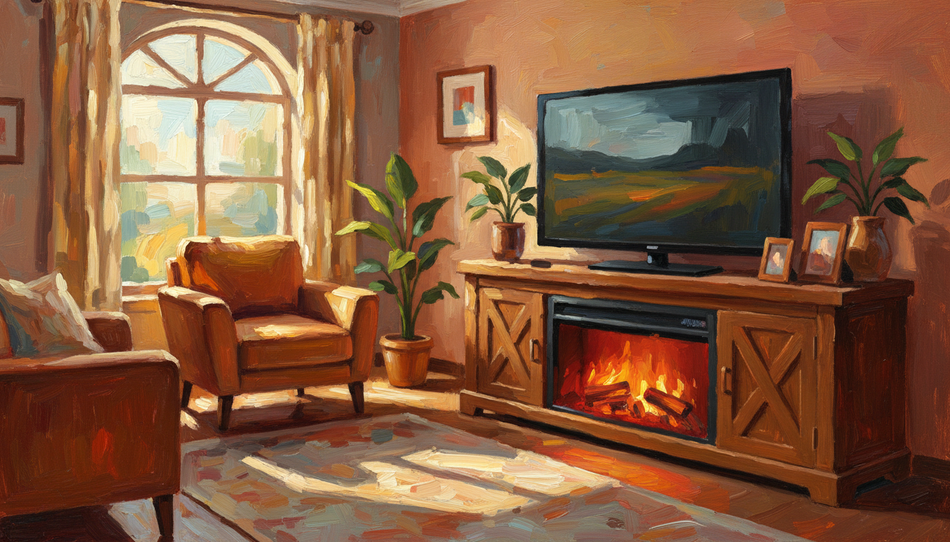 can you put a fireplace insert in a tv stand