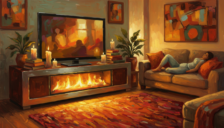 do fireplace tv stands give off heat