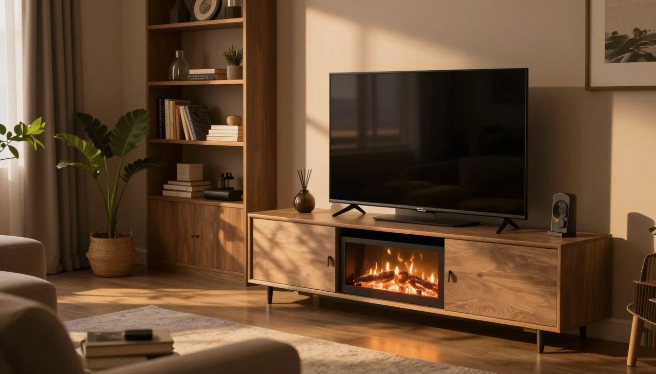 do fireplace tv stands overheat electronics