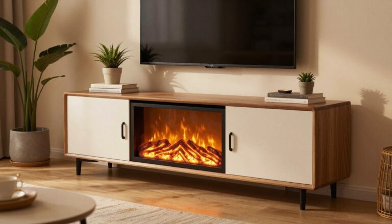do fireplace tv stands take up a lot of electricity