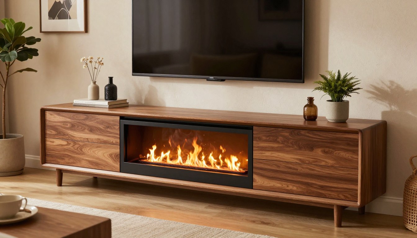 do they make gas fireplace tv stands