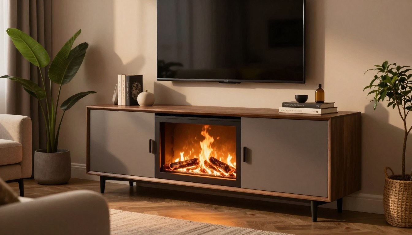 do tv stand fireplaces work
