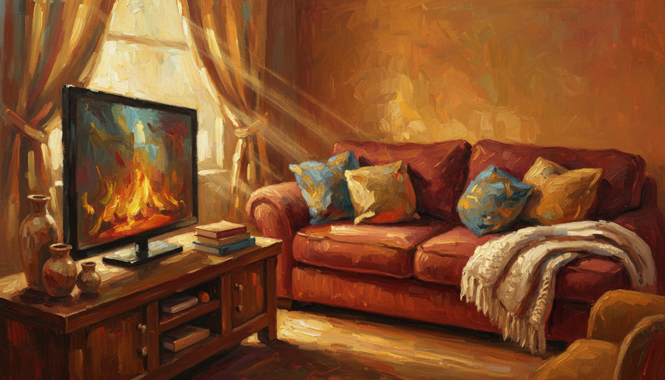 is a tv stand with a fireplace a good idea