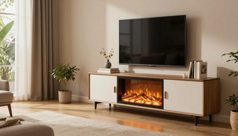 where to buy electric fireplace tv stand