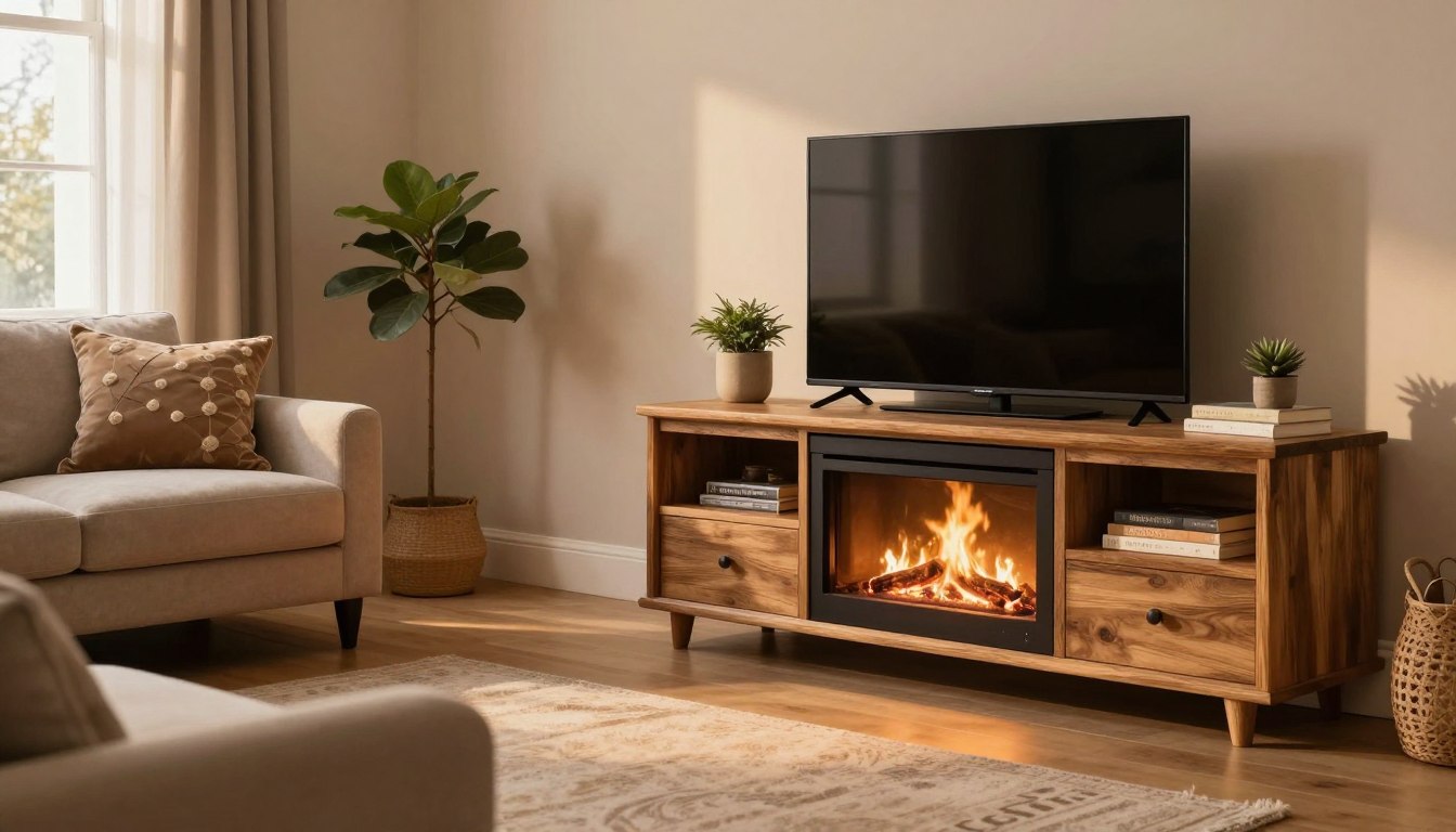 where to buy fireplace tv stand