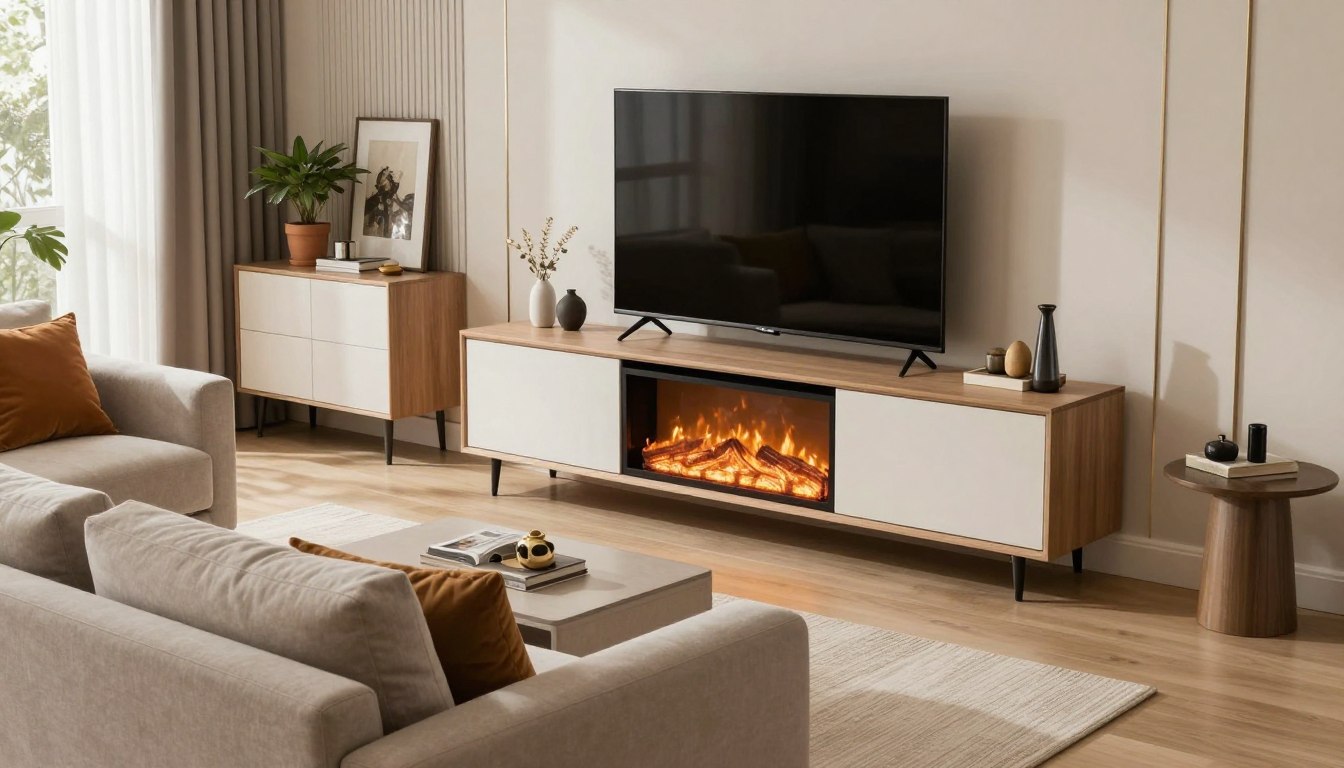where to buy tv stand with fireplace
