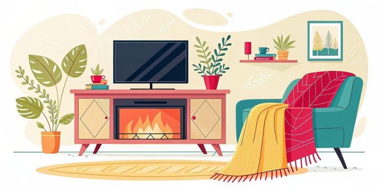 Best Fireplace TV Stands With Cool-Touch Glass