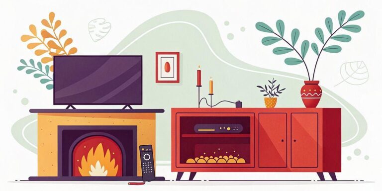 Best Fireplace TV Stands With Remote Control