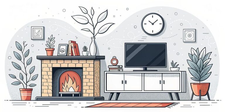 Best Rustic Fireplace Media Consoles