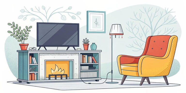 Best Fireplace TV Stands With Cord Management