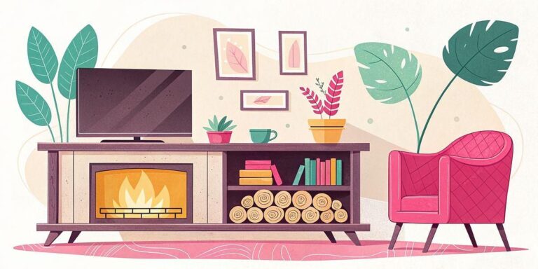 Best Fireplace TV Stands With Storage