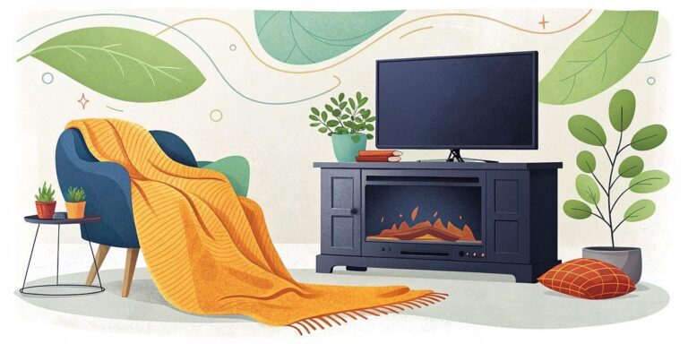 Best Black Electric Fireplace TV Stands