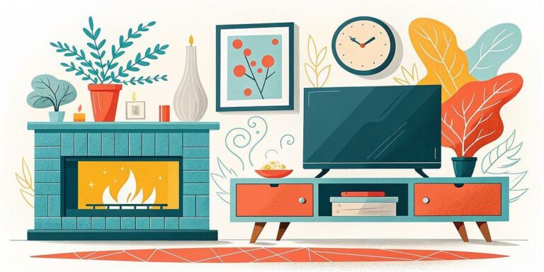 Best Industrial Style Fireplace TV Stands