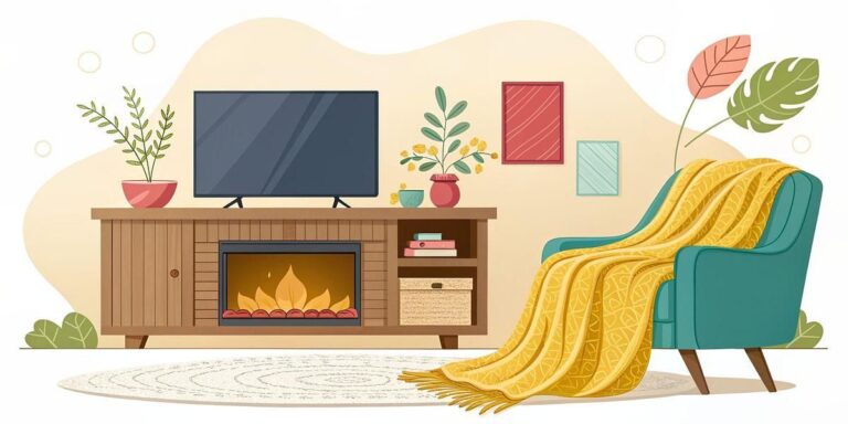 Best Fireplace TV Stands With Crystal Ember Beds